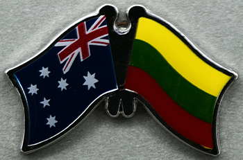 Australia - Lithuania Friendship Pin