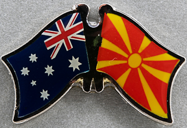 Australia - Macedonia Friendship Pin