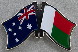Australia - Madagascar Friendship Pin