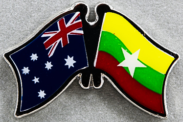 Australia - Myanmar Friendship Pin