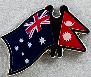 Australia - Nepal Friendship Pin