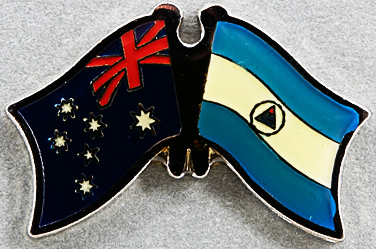 Australia - Nicaragua Friendship Pin
