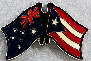 Australia - Puerto Rico Friendship Pin