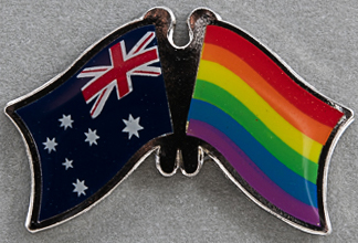 Australia - Rainbow Friendship Pin