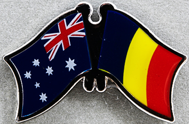 Australia - Romania Friendship Pin