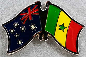 Australia - Senegal Friendship Pin