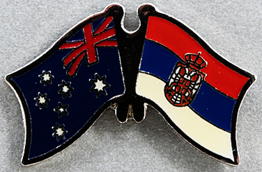 Australia - Serbia Friendship Pin