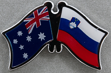 Australia - Slovenia Friendship Pin