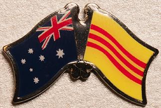 Australia - South Vietnam Friendship Pin