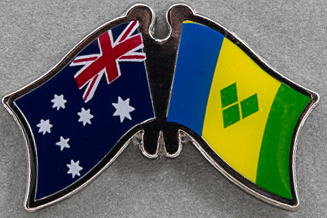 Australia - St.Vincent  The Grenadines Friendship Pin