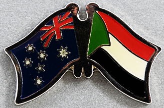 Australia - Sudan Friendship Pin
