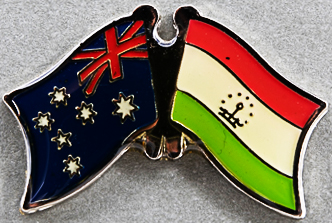 Australia - Tajikistan Friendship Pin