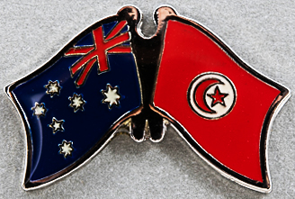 Australia - Tunisia Friendship Pin