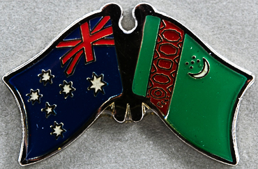 Australia - Turkmenistan Friendship Pin