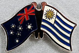 Australia - Uruguay Friendship Pin
