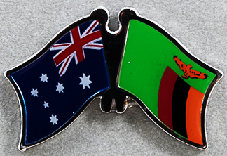 Australia - Zambia Friendship Pin