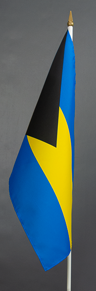 Bahamas Hand Held Flag