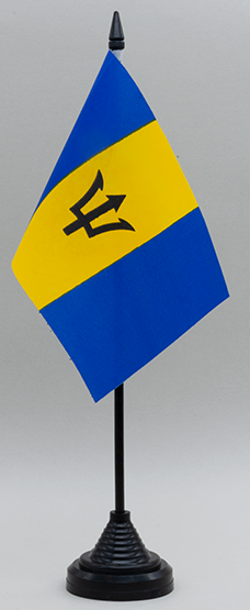 Barbados Desk Flag
