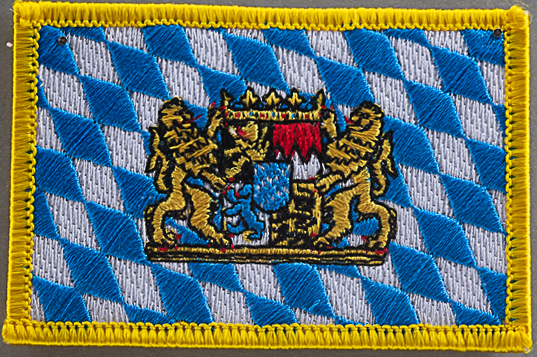 Bavaria with Emblem Rectangular Patch