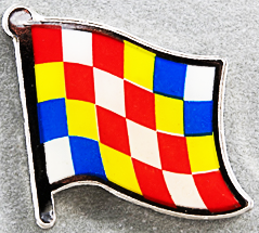 Belgium ANTWERP Flag Pin