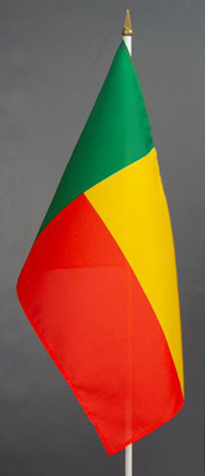 Benin Hand Held Flag