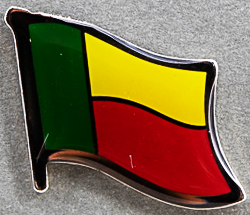 Benin Flag Lapel Pin AFN