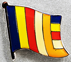 Buddhist Flag  Pin