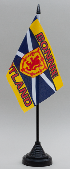 Bonnie Scotland Desk Flag