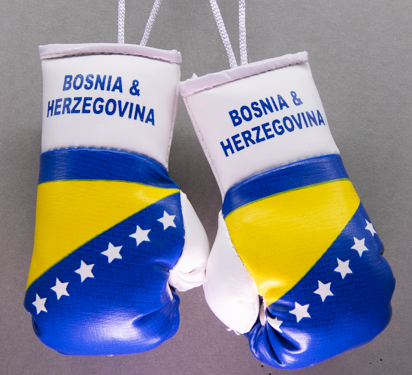Bosnia-Herzegovina Mini Boxing Gloves