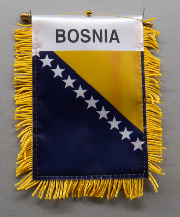 Bosnia Mini Car Flag