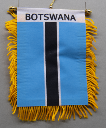 Botswana Mini Car Flag
