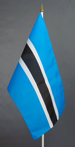 Botswana Hand Held Flag