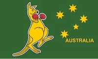 Boxing Kangaroo w. Stars