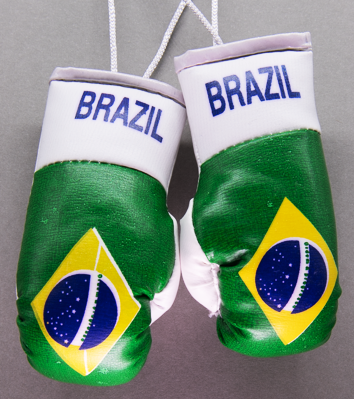 Brazil Mini Boxing Gloves