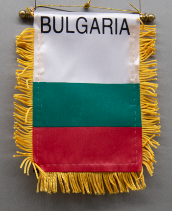 Bulgaria Mini Car Flag