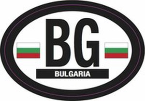 Bulgaria Decal Oval
