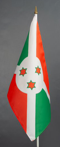 Burundi Hand Held Flag