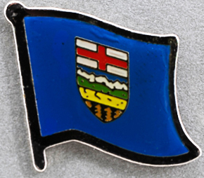 Alberta Flag Pin Canada