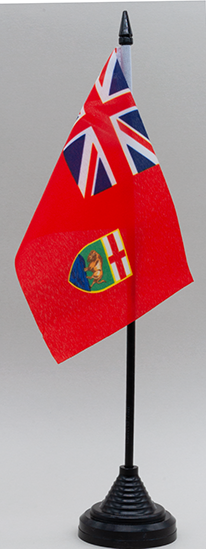 Manitoba Desk Flag Canada