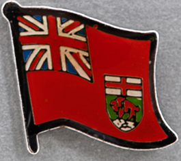Manitoba Flag Pin Canada