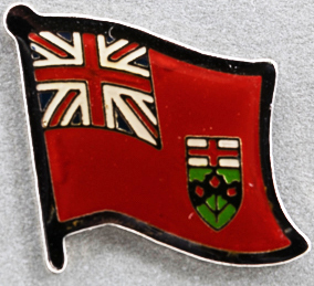 Ontario Flag Pin Canada