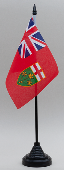 Ontario Desk Flag Canada