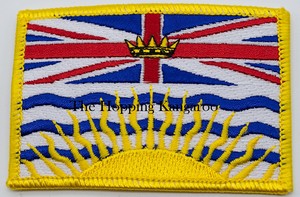 Canada British Colombia Rectangular Patch