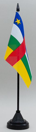 Central African Rep. Desk Flag