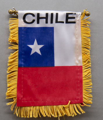 Chile Mini Car Flag