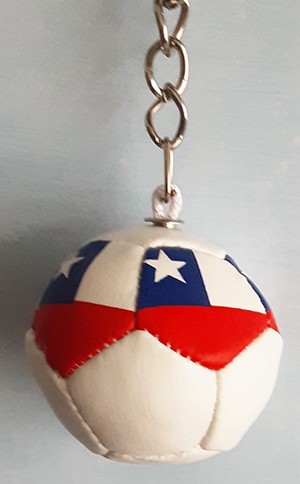 Chile Soccer Key Ring