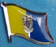 Clare Flag Pin Ireland