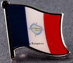 Clipperton Island Flag Lapel Pin