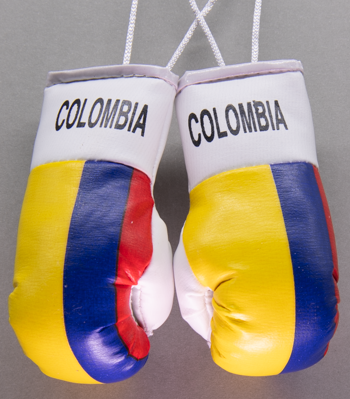Colombia Mini Boxing Gloves