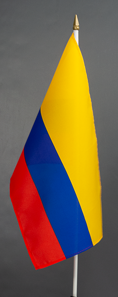 Colombia Hand Held Flag